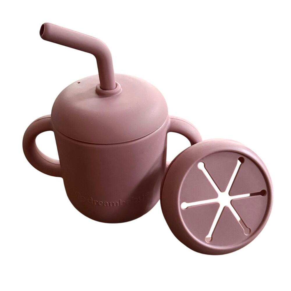 Dreambaby Silicone 2-in-1 Cup Pink